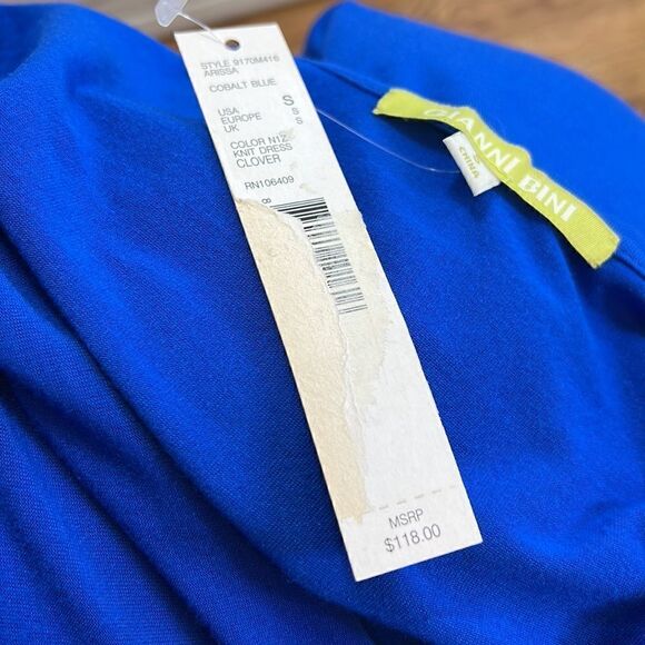 Gianni Bini Royal Blue Dress Small NWT - Picture 8 of 8
